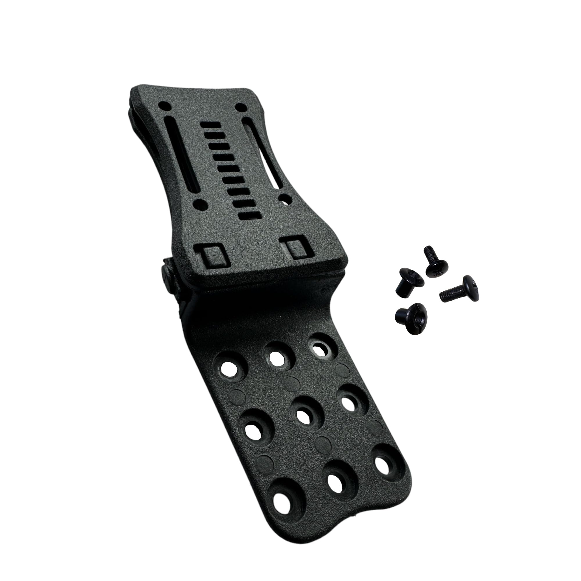 SK Wild Ones® Kydex Clip - Kydex Gürtelclip - Erweiterter Tek-Lok-Clip - Messer Scheide - Messer Holster, Schwarz, Zusätzliche Tasche - Messerholster Für Gürtel