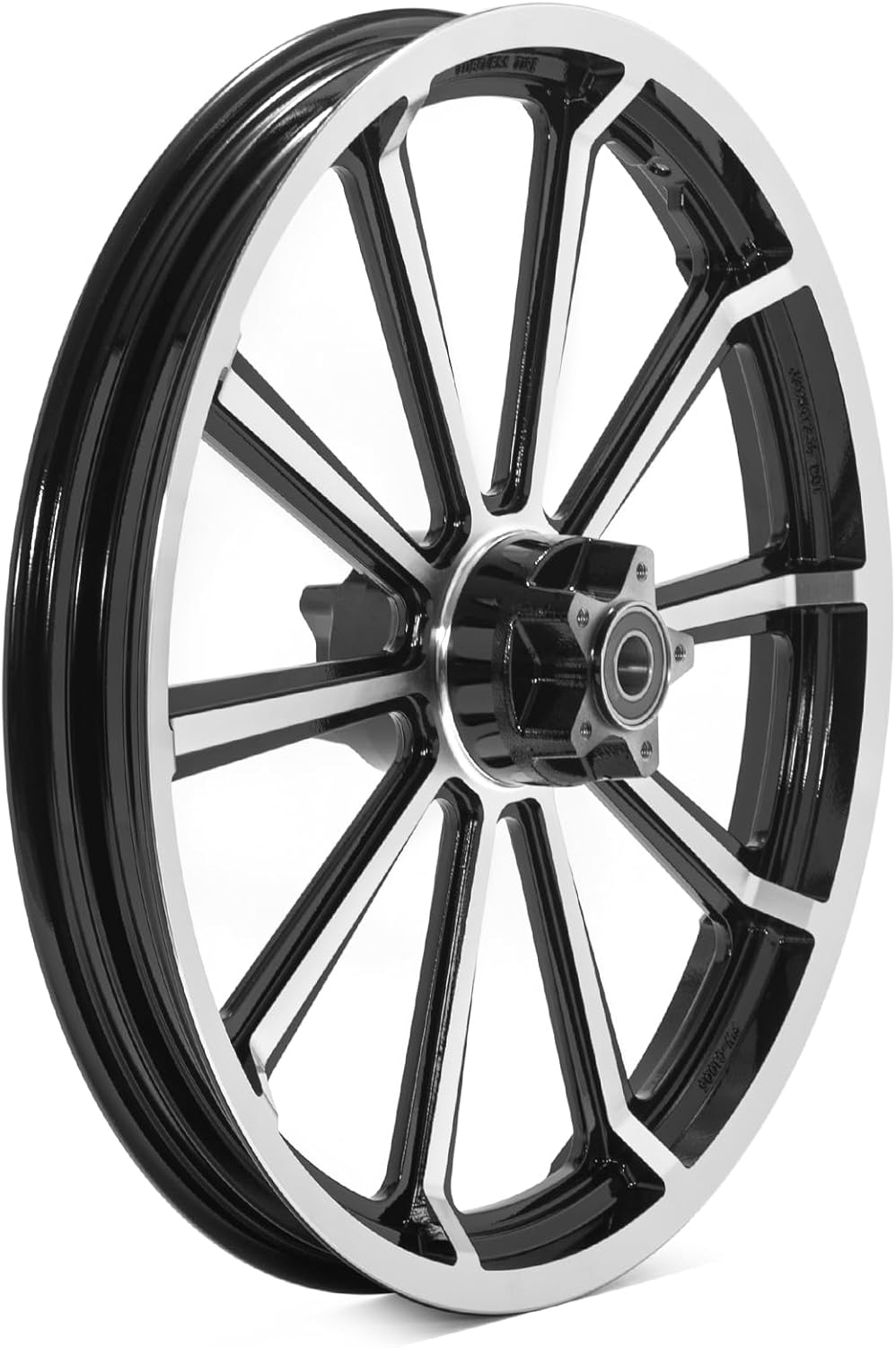 TOFR 21x2.15 Front Rim Wheel Tubeless Talon Style For Harley Softail Standard Custom Night Train Springer Fat Boy Deluxe Deuce Heritage Softail