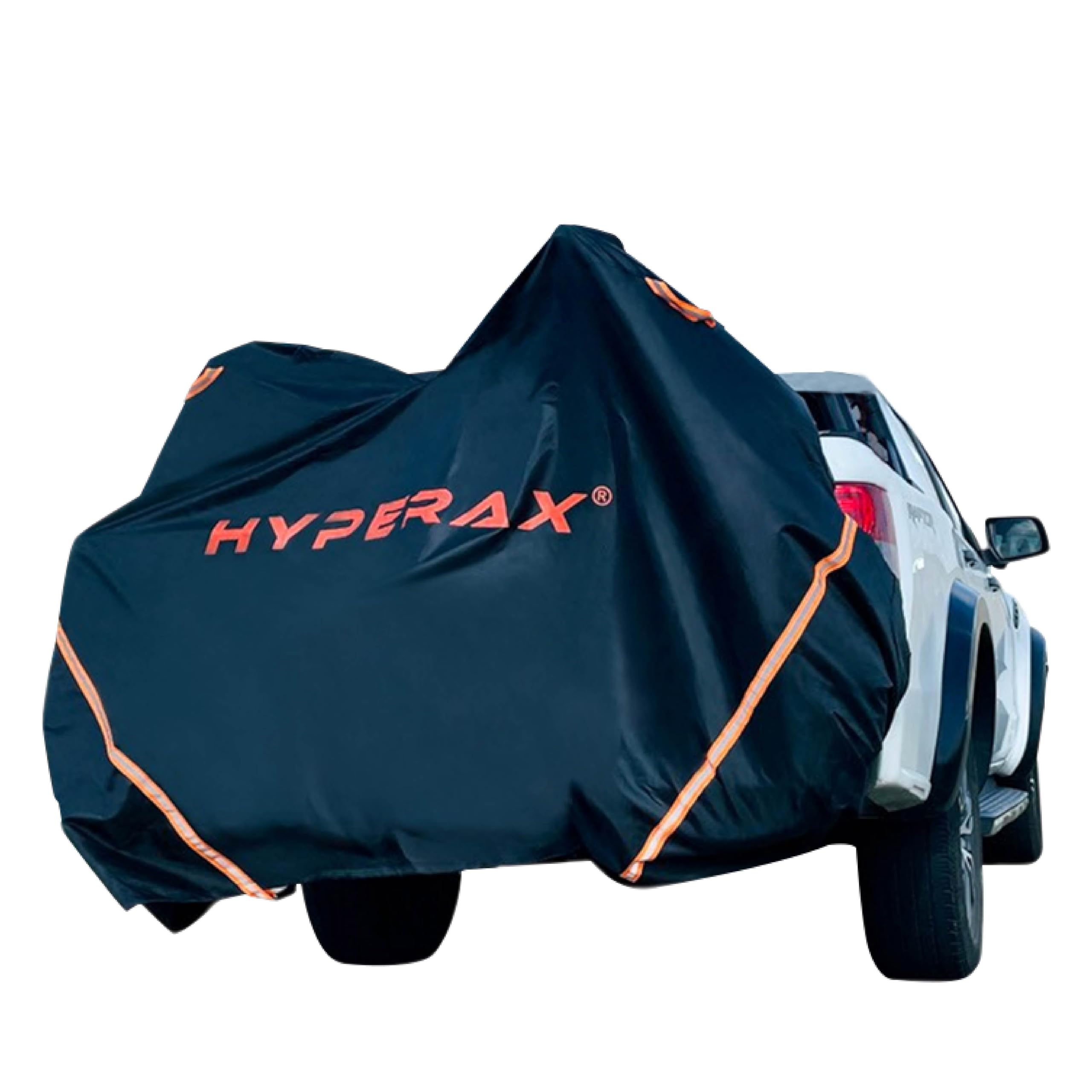 Hyperax 600D Oxford Heavy Duty Transport-Fahrradabdeckung - Wasserdichtes PU, Lock-Access Tüllen, reflektierende Griffe und Gurte, plus Tragetasche. Passend für Fahrräder bis zu 240 × 145 × 105 cm