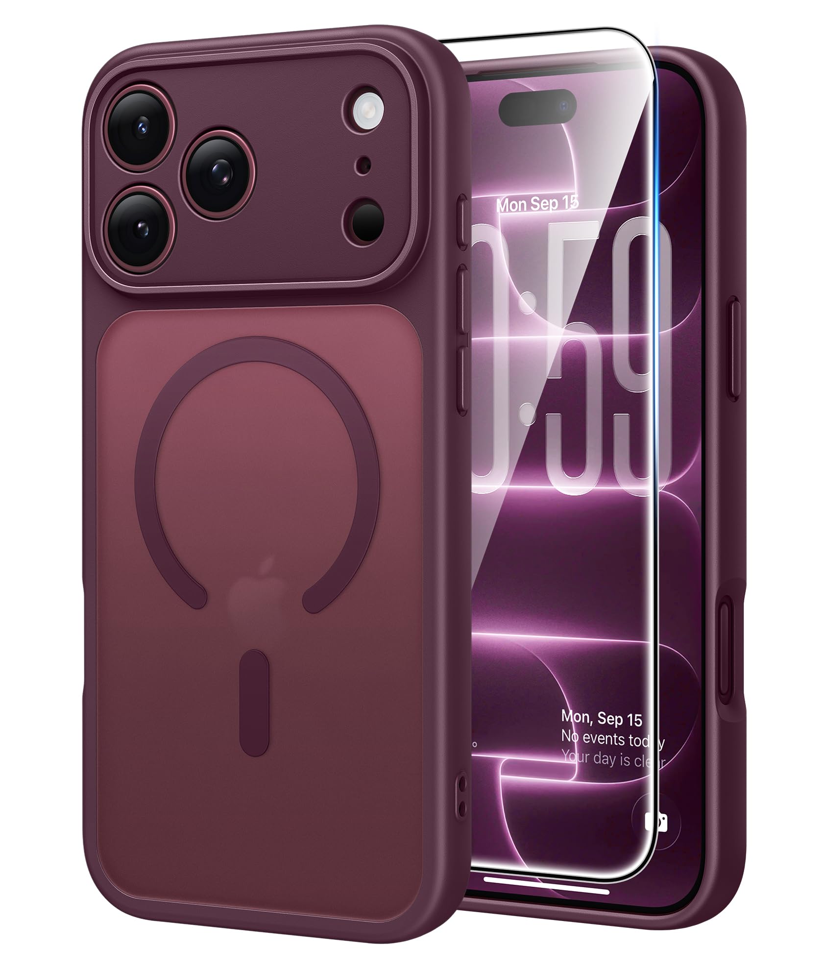 FNTCASE for iPhone 18 Pro Max Case / 17 Pro Max Case Fit for MagSafe