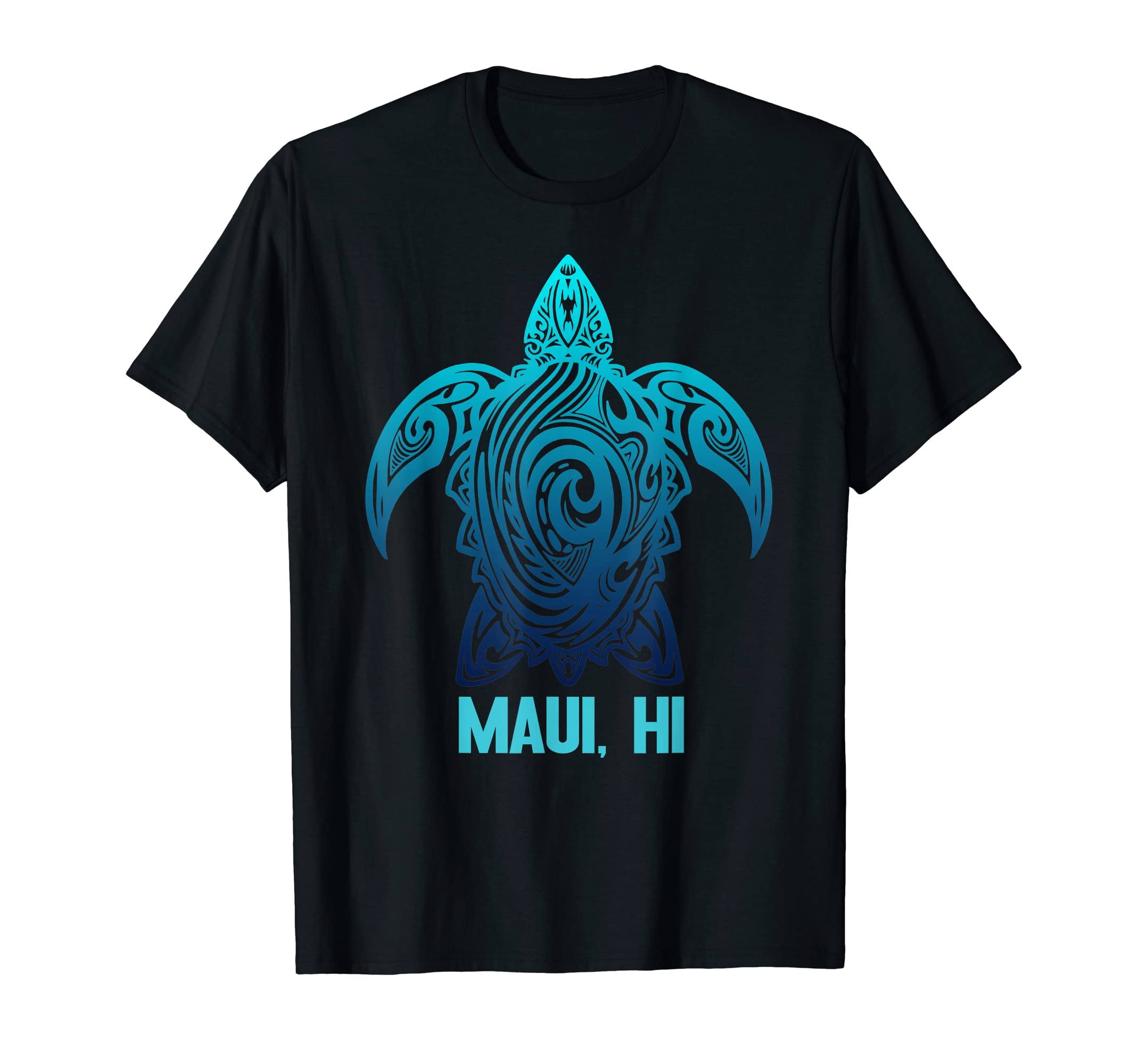 Maui Hawaii Surf Apparel Co.Maui Hawaii Sea Turtle Hawaiian Surfer Diving T-Shirt