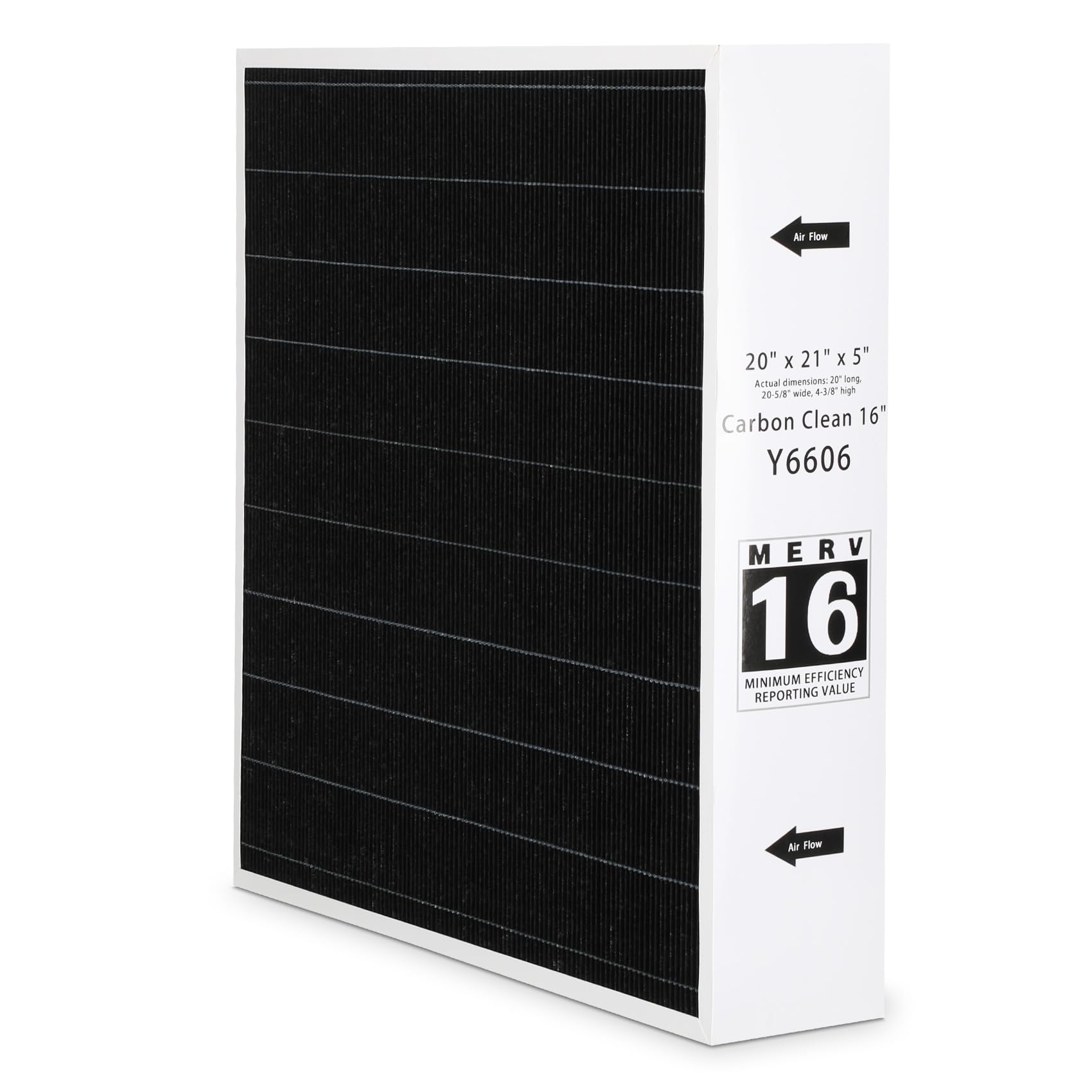 ViregoY6606 MERV16 Filter 20x21x5 Pack of 1, Y6606 Filter Compatible with Lennox PureAir PCO3-14-16 Air Purifier System, Y6606 Air Filter for Healthy Climate PureAir 100908-12 Replacement Media