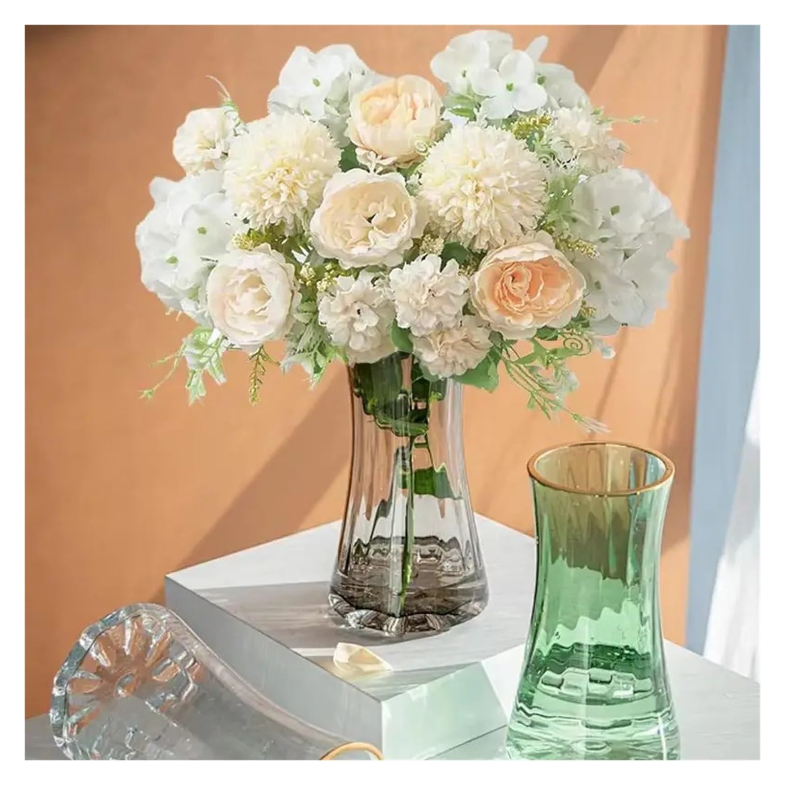 LXURY 2/4 pezzi fiori artificiali giorno matrimoni bouquet casa giardino arco decorazioni regalo fai da te