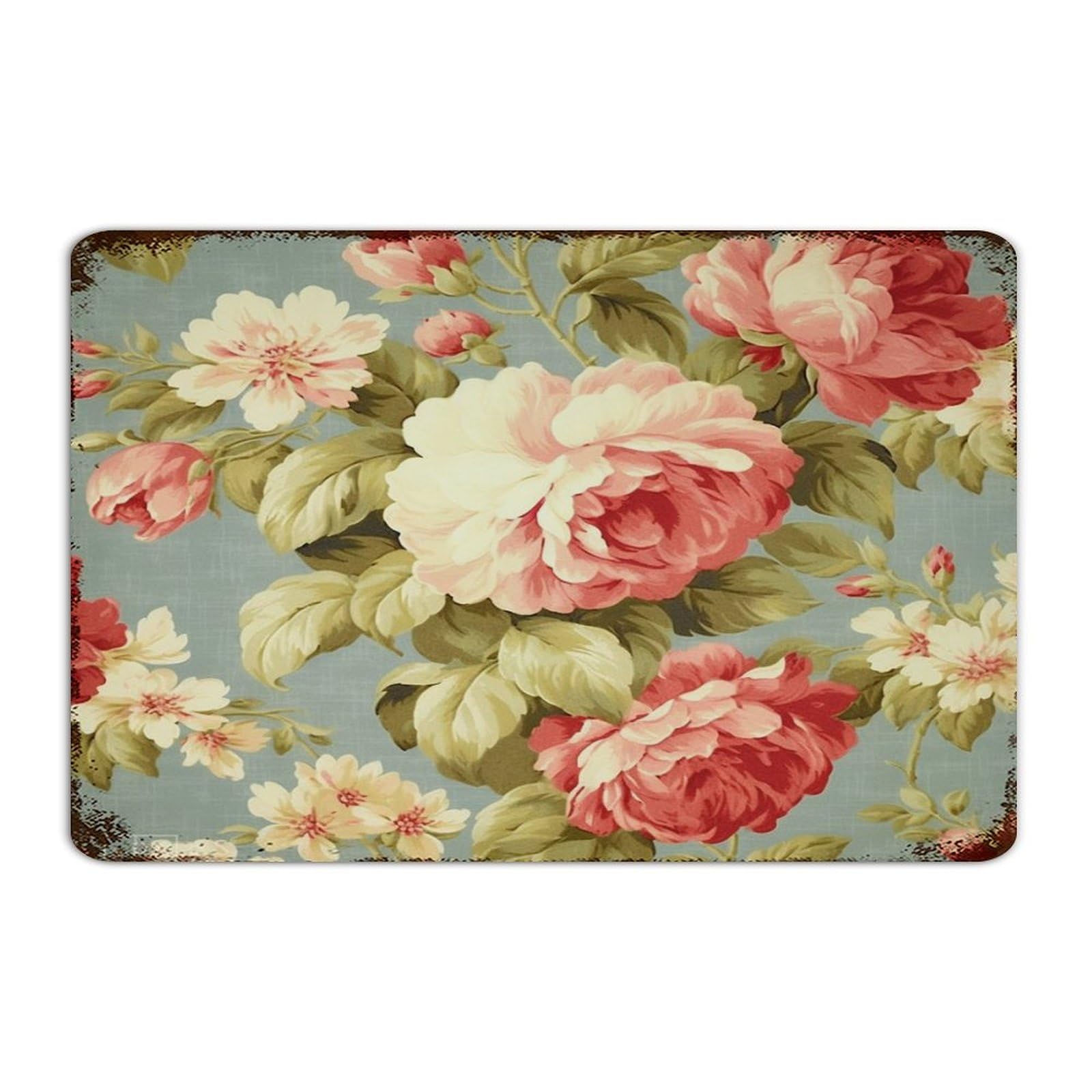 Panneaux en métal personnalisés contre les murs vides, déco florale durable chambre et bain