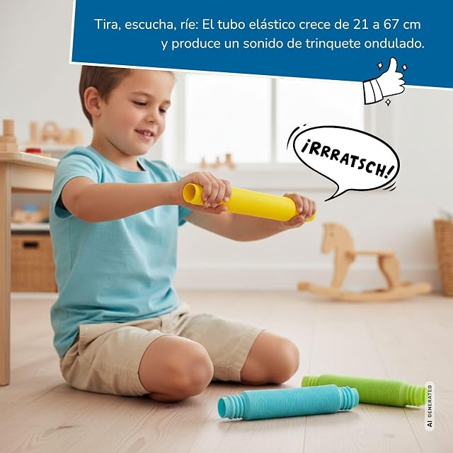 Foto 3 de 8 de alldoro Flexi Pop Tubes, Set de 3, Tubos Extensibles de 21 a 67 cm