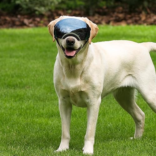 Miniatura 8 de Ownpets Gafas para perro, gafas con correa ajustable, diseño magnético, lente desmontable y protección UV para perros de tamaño mediano y grande,