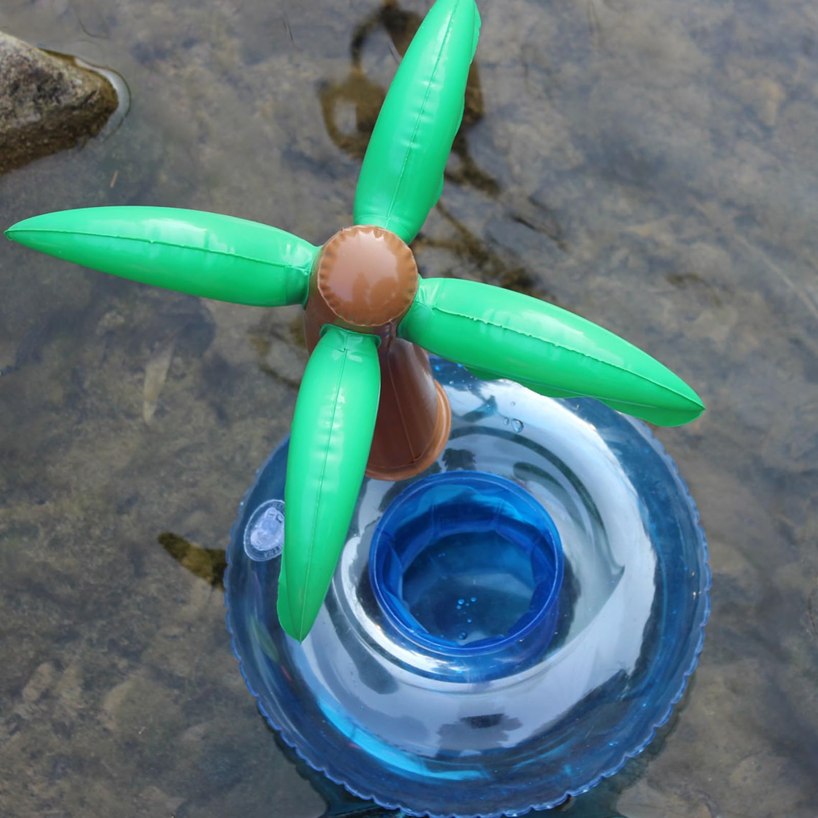 Pataugeoire,Mini porte-gobelet gonflable flottant pour piscine,porte