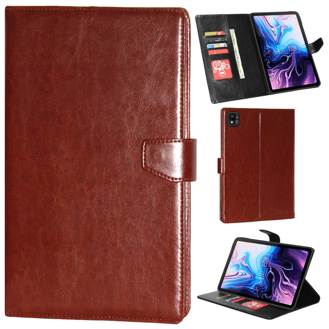 Zaoma Diary Wallet Style Flip Flap Case Cover Compatible for TCL 10 TAB MAX TabMax 4G 10.36 inches Tablet Stand Flip Case Cover (TMAX_LTH04) (B0C8NDG4Z7) Amazon Price History, Amazon Price Tracker
