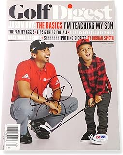 Jason Day Signed Autographed Magazine Golf Digest January 2016 PSA AF22906