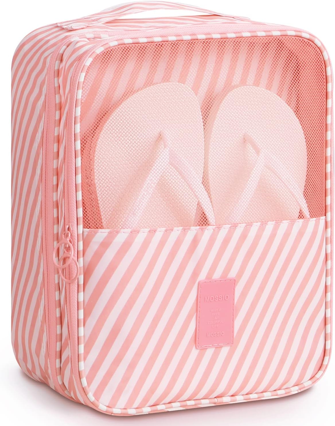 Mossio Shoe Bag Holds 3 Pair of Shoes for Travel and Daily Use Storage Pouch