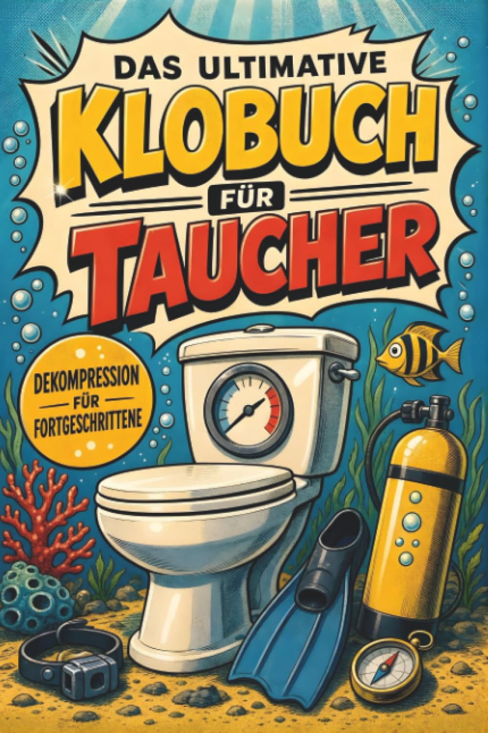 Das ultimative Klobuch für Taucher: Dekompression für Fortgeschrittene. Lustiges Geschenk mit Lifehacks, Fun Facts und Geschichten