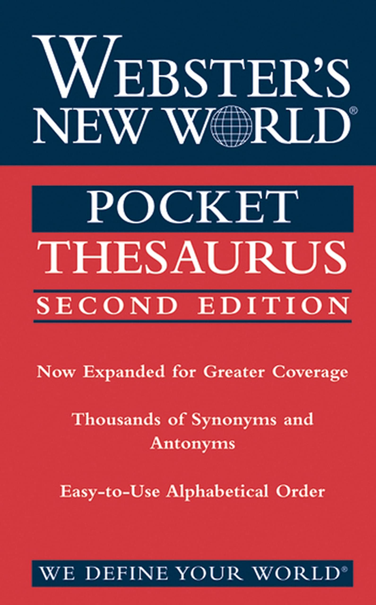 Webster's New World Pocket Thesaurus, (Mass Market, Custom) [Paperback]