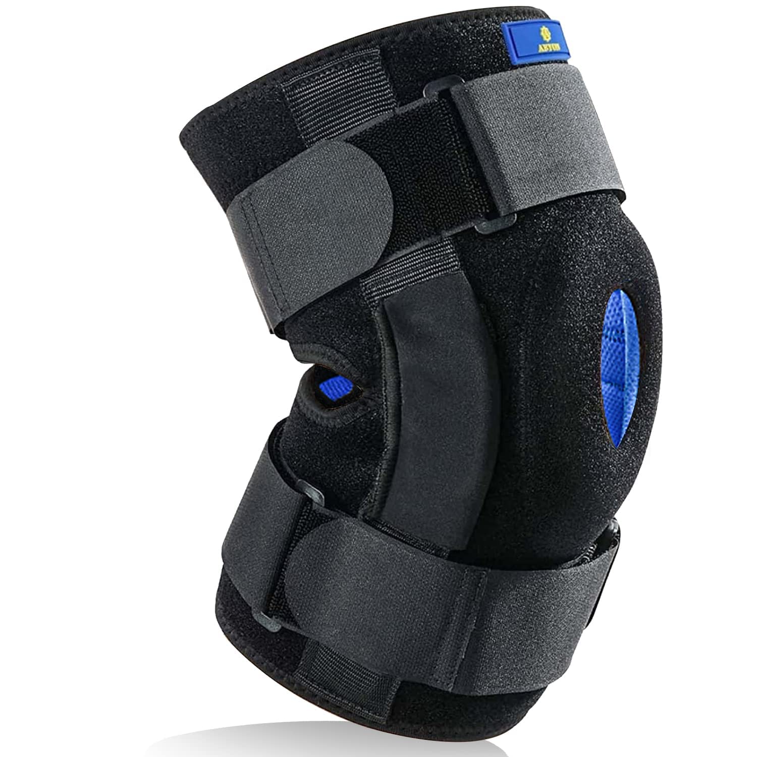 Buy ABYON [UPGRADE Hinged Knee Brace, Open Patella with Adjustable Straps and Dual Side