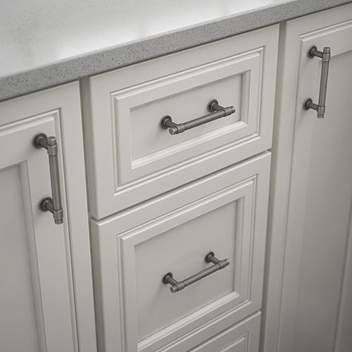 Vista 8 de Franklin Brass – P29520Z-CZ-B barra recta de 3 pulgadas para gabinete Plateado (Heirloom Silver)