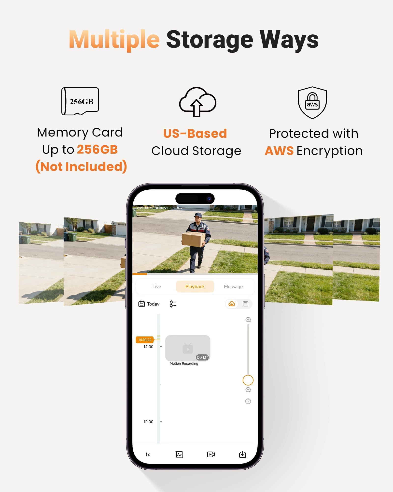 Anlapus Pack de 4 cámaras A60 Pro de 3 MP para ventana WiFi, vigilancia interior hacia el exterior