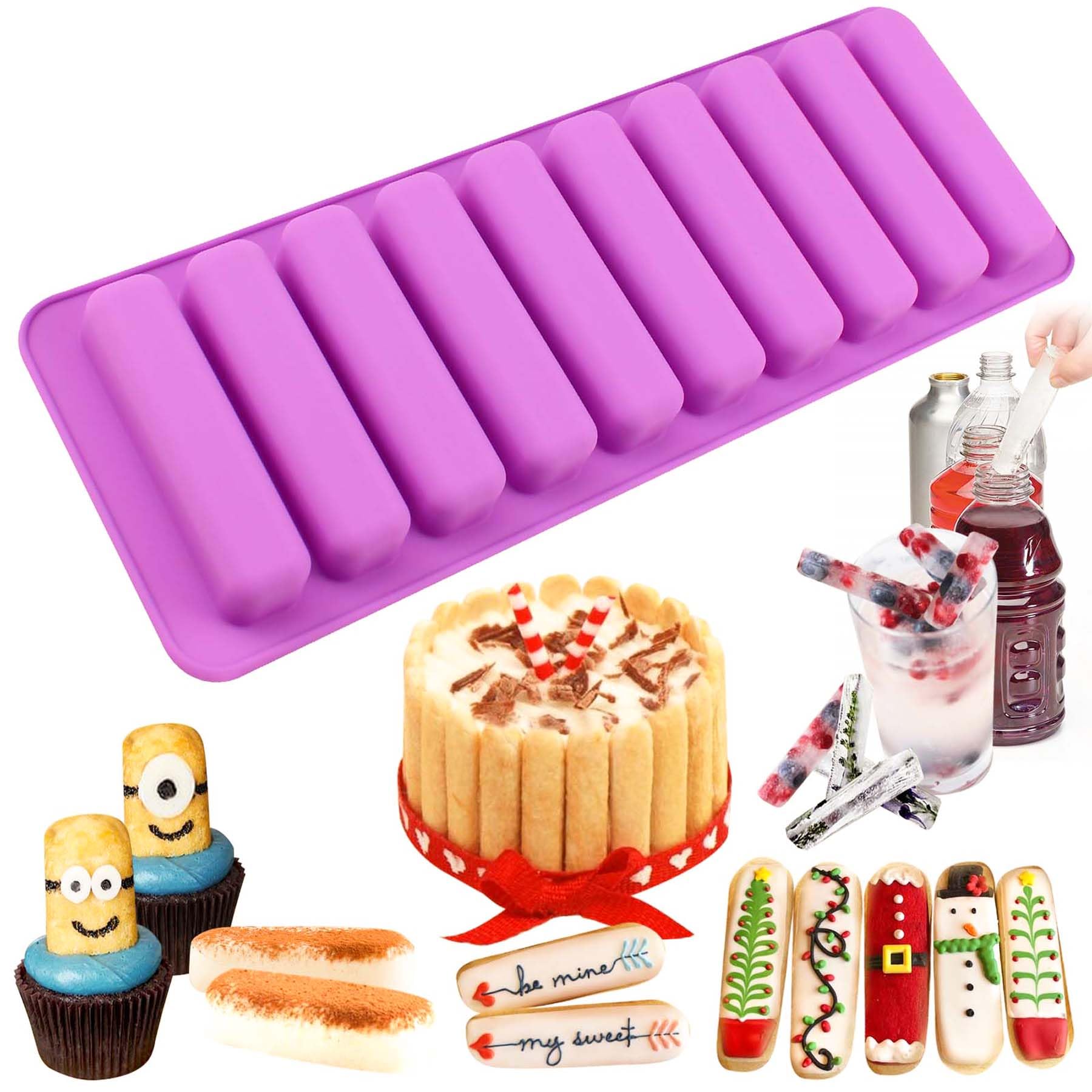 4-teiliges Blumen-Silikonformen-Set Mit Ausstechern – Für Fondant, Schokolade & Deko