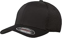 Flexfit Two-Tone Stretch Mesh Fitted Baseball Cap - Breathable Trucker Hat for Men & Women