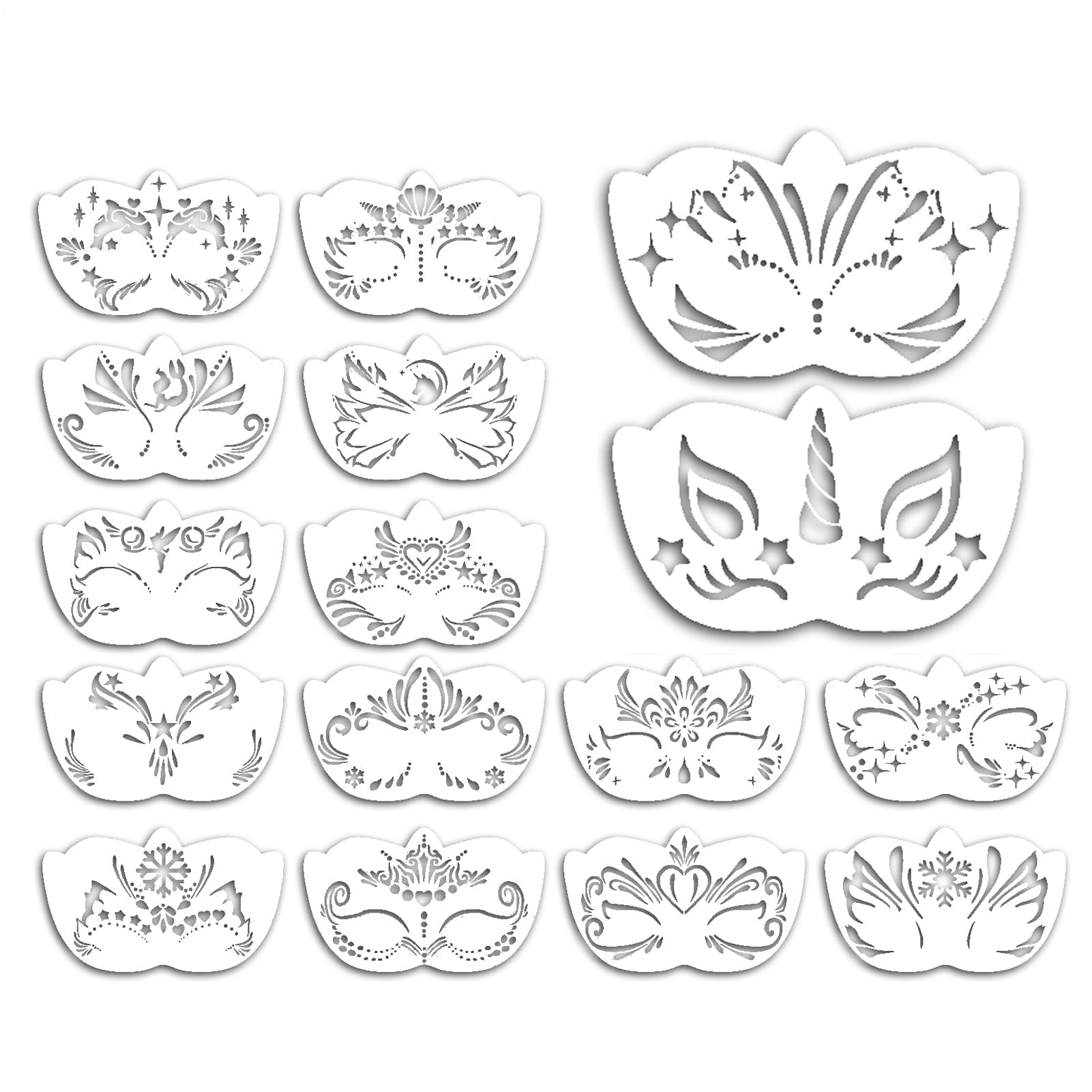 Pochoirs pour peinture faciale de Pâques et animations pour fêtes scolaires
