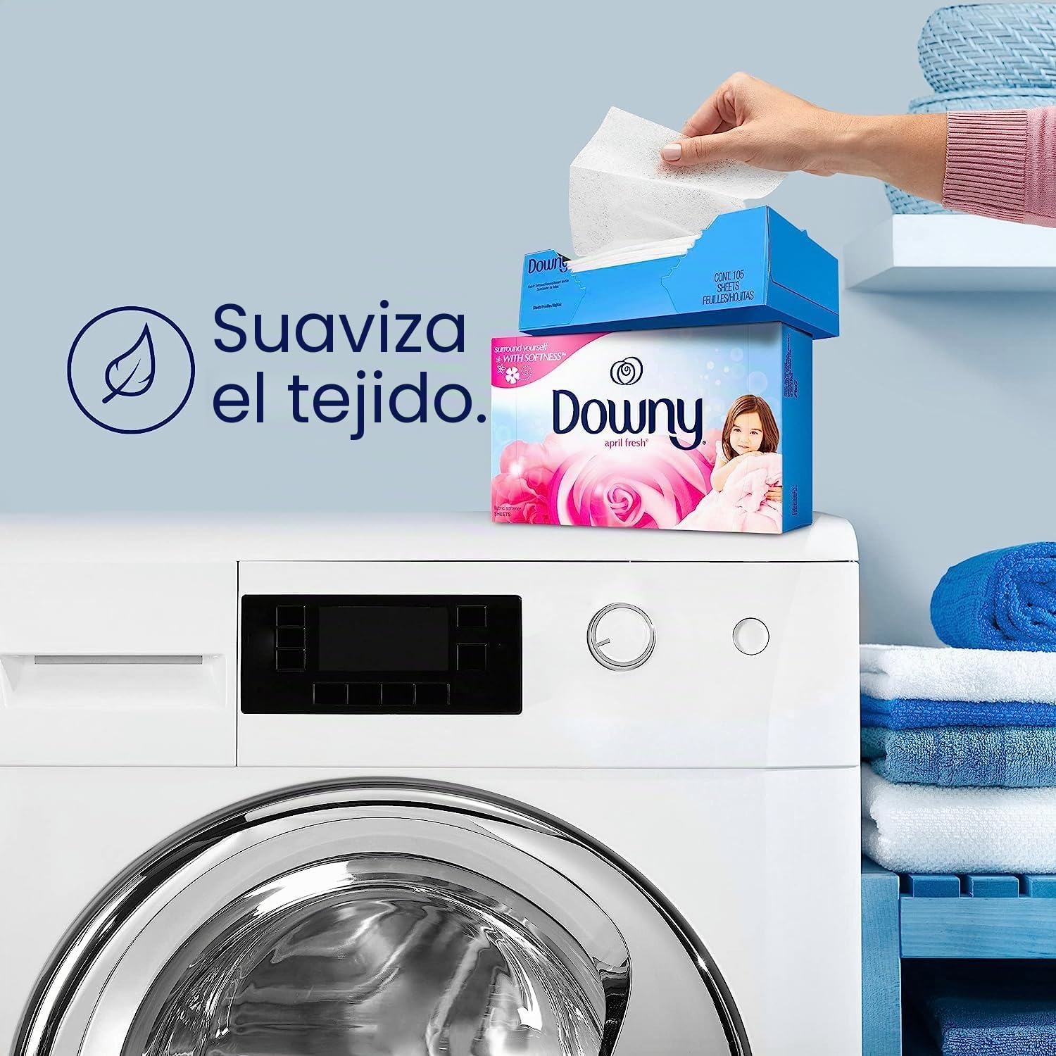 Downy Suave de Abril de Fresh Suavizante secador Hojas, 240 Hilos