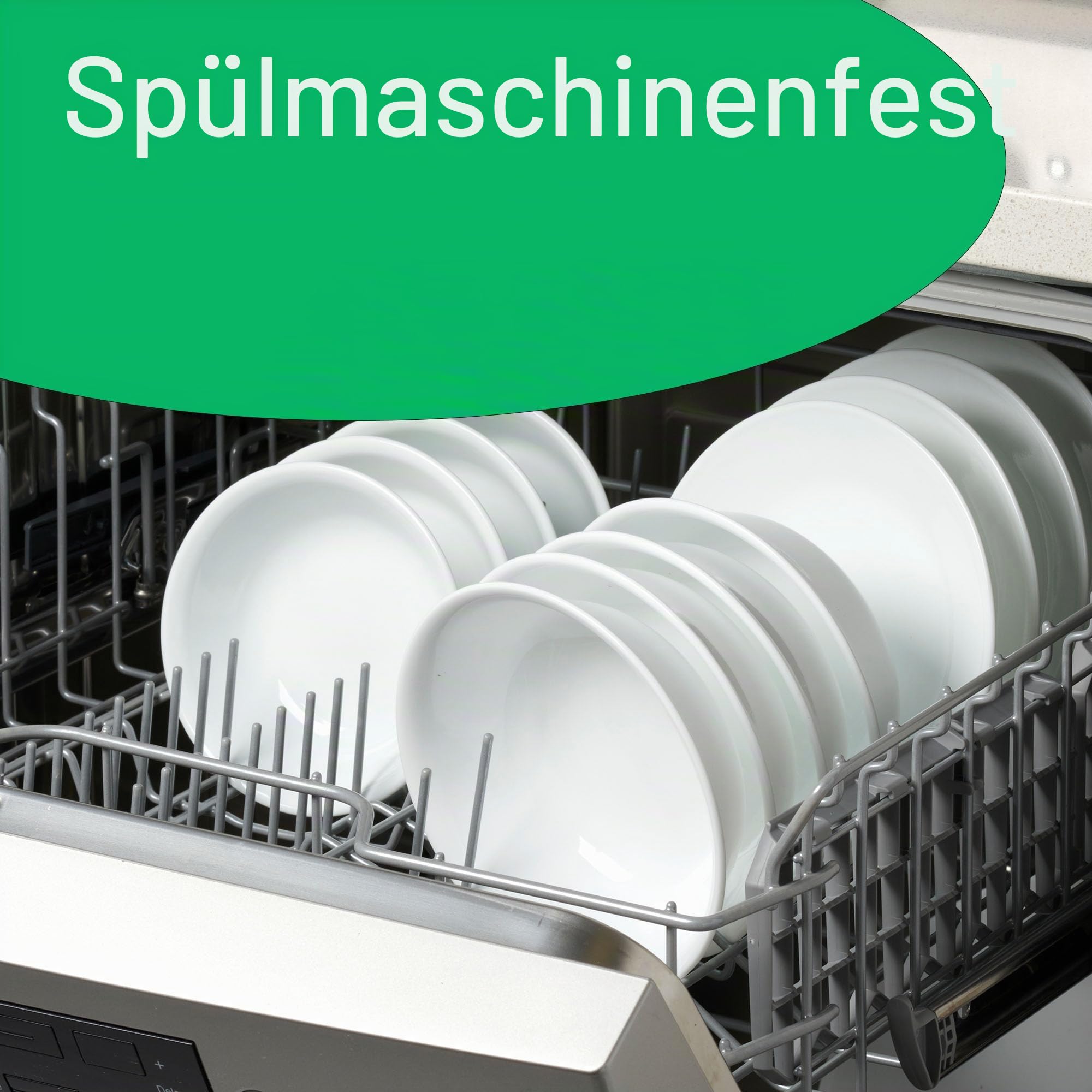 Corelle Vitrelle 18-teiliges Geschirrset aus Glas, Service für 6 Personen, dreilagig, splitter- und rissfest, Glasteller- und Schüssel-Sets, Knox