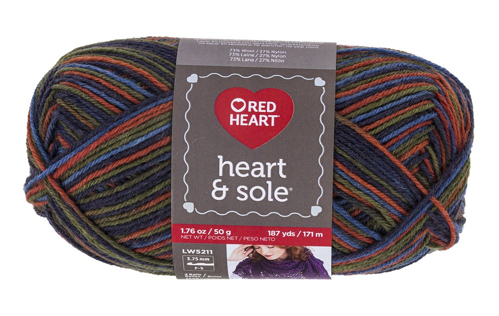 Red Heart Heart & Sole Yarn - Bayou (Pack of 3)