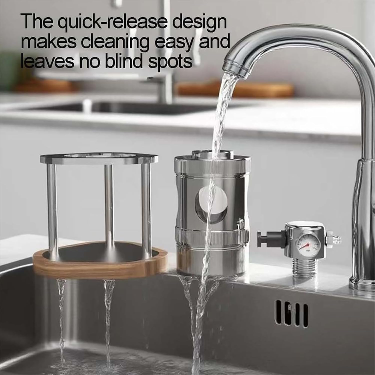 Pneumatic Manual Coffee Machine - Portable Espresso Maker with 1-16 Bar Pressure Range, 80ml Capacity, Compatible with 51 or 58mm Bottomless Portafilter for Home, Travel, Camping, Office