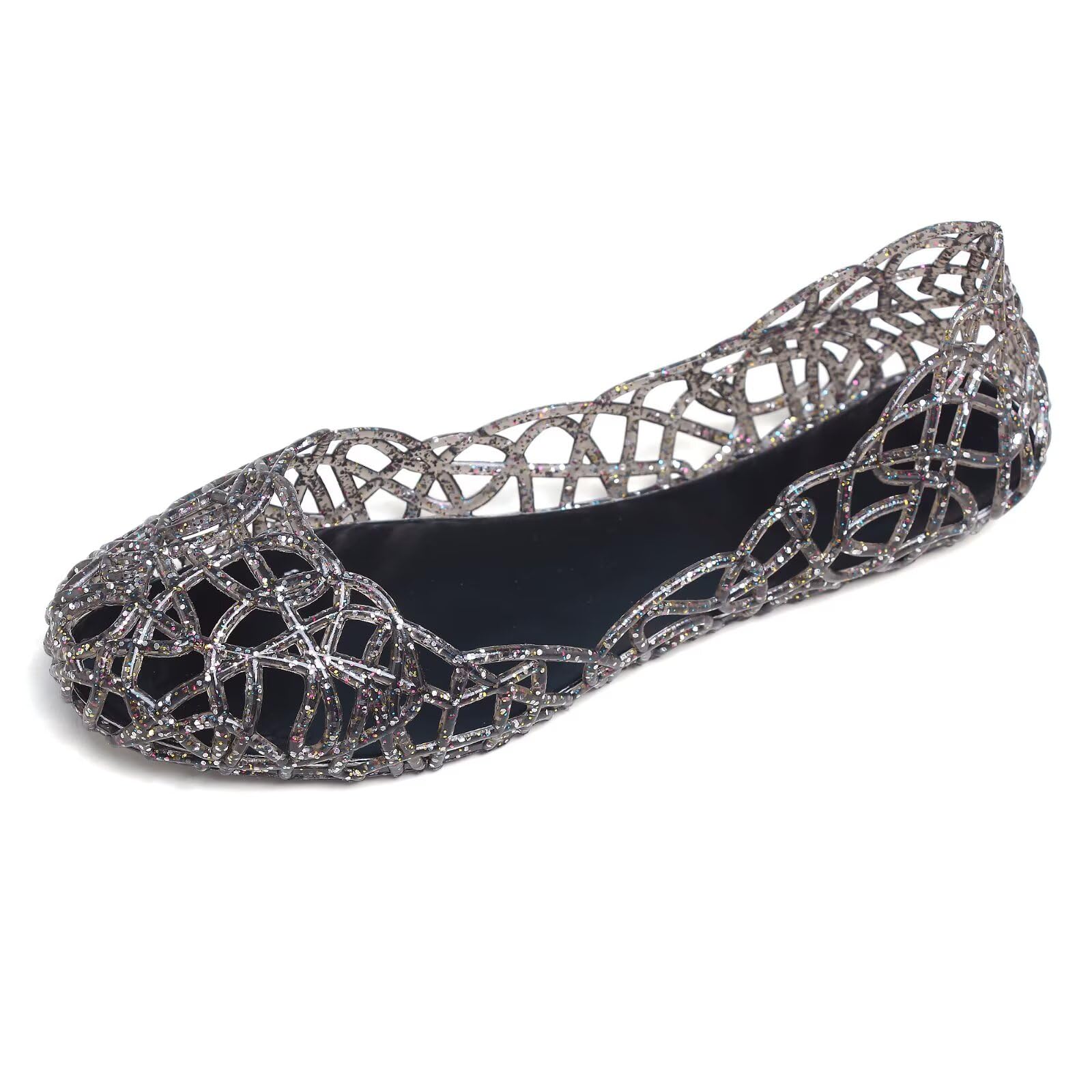 Dear Time Women Flat Heel Summer Beach Jelly Shoes