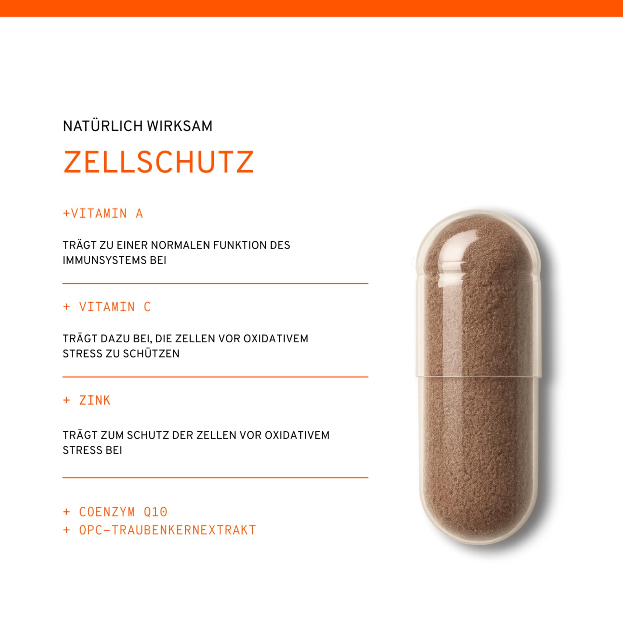 oxano® zellschutz Kapseln – Müller-Wohlfahrt | Mikronährstoffe mit Vitamin A, C, E & Zink | Mit Coenzym Q10 & OPC-Traubenkernextrakt | Nahrungsergänzungsmittel