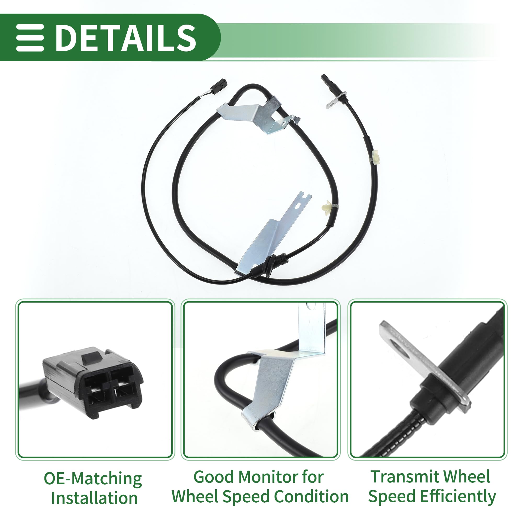 セキュリティ・セーフティ akt Acura RDX 07-12 ABS Wheel Speed Sensor Front Right Passenger