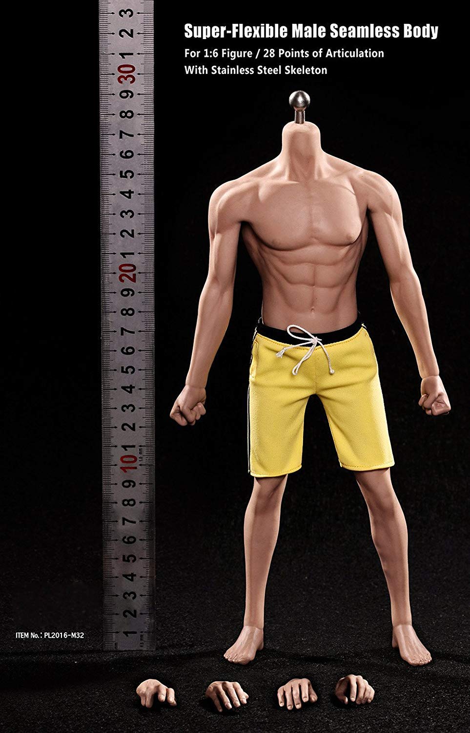Amazon.com: Phicen 1/6 Super Flexible Asia Male Seamless Body
