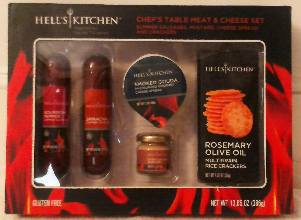 Hell's Kitchen Chef's Table Meat & Cheese Holiday Gift Set
