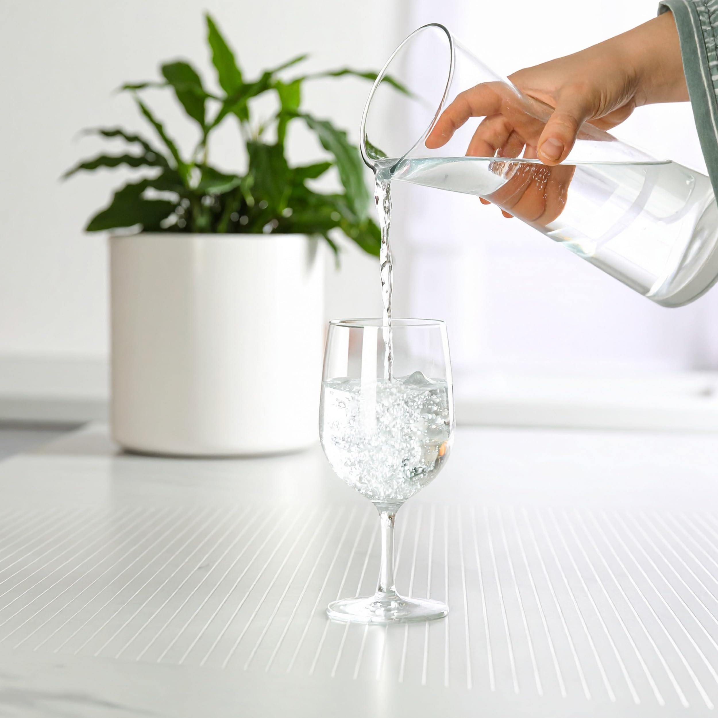 Stölzle Lausitz Q1 Wassergläser Wasserkelche 460 ml, 6er-Set | Handgefertigte Wasser- und Trinkgläser für Wasser und Saft, aus bleifreiem Kristallglas, stoßfest & spülmaschinengeeignet