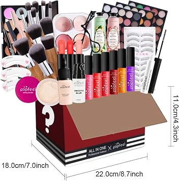 Makeup Set, 42 Pcs Makeup Kit for Women Full Kit, All-In-One Makeup Kit for Teenage Girls, Includes Eyeshadow Blush Lipstick Concealer etc, Pro Multi-purpose Essential Starter Bundle Set#5