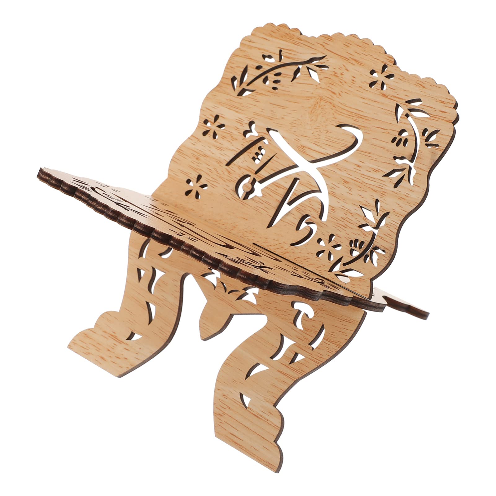 HOODANCOS Adjustable Quran Book Stand Muslim Book Stand Sturdy Wood Construction Perfect for Home or Office
