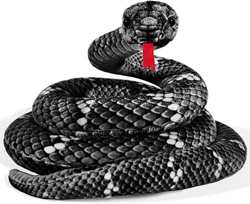 Peluche de serpiente, animal de serpiente de peluche, serpientes de juguete grandes de 80 pulgadas para niños, serpiente de peluche gigante,