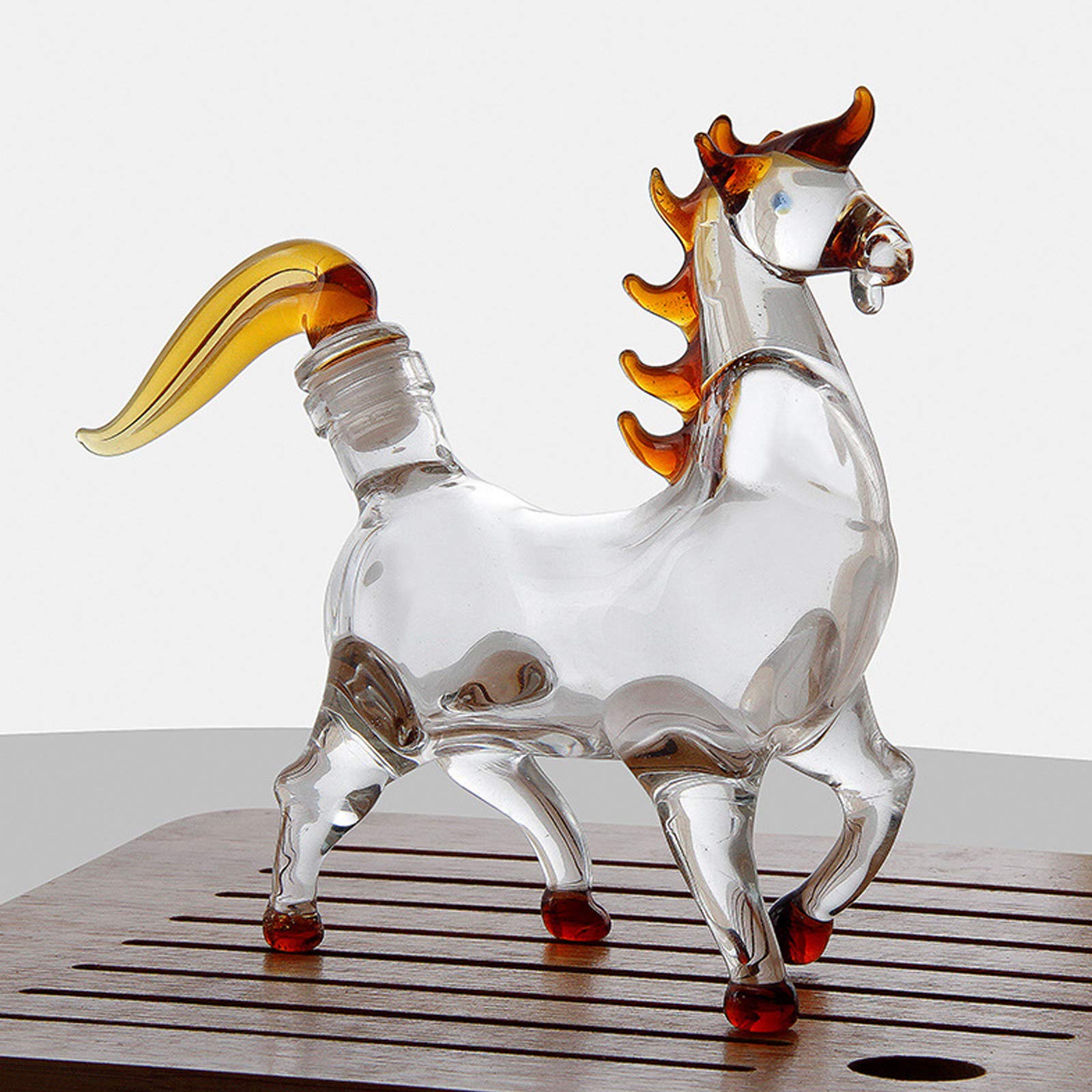 Amazon | デカンター、1000mlの馬の形のデザインウイスキーのボトル