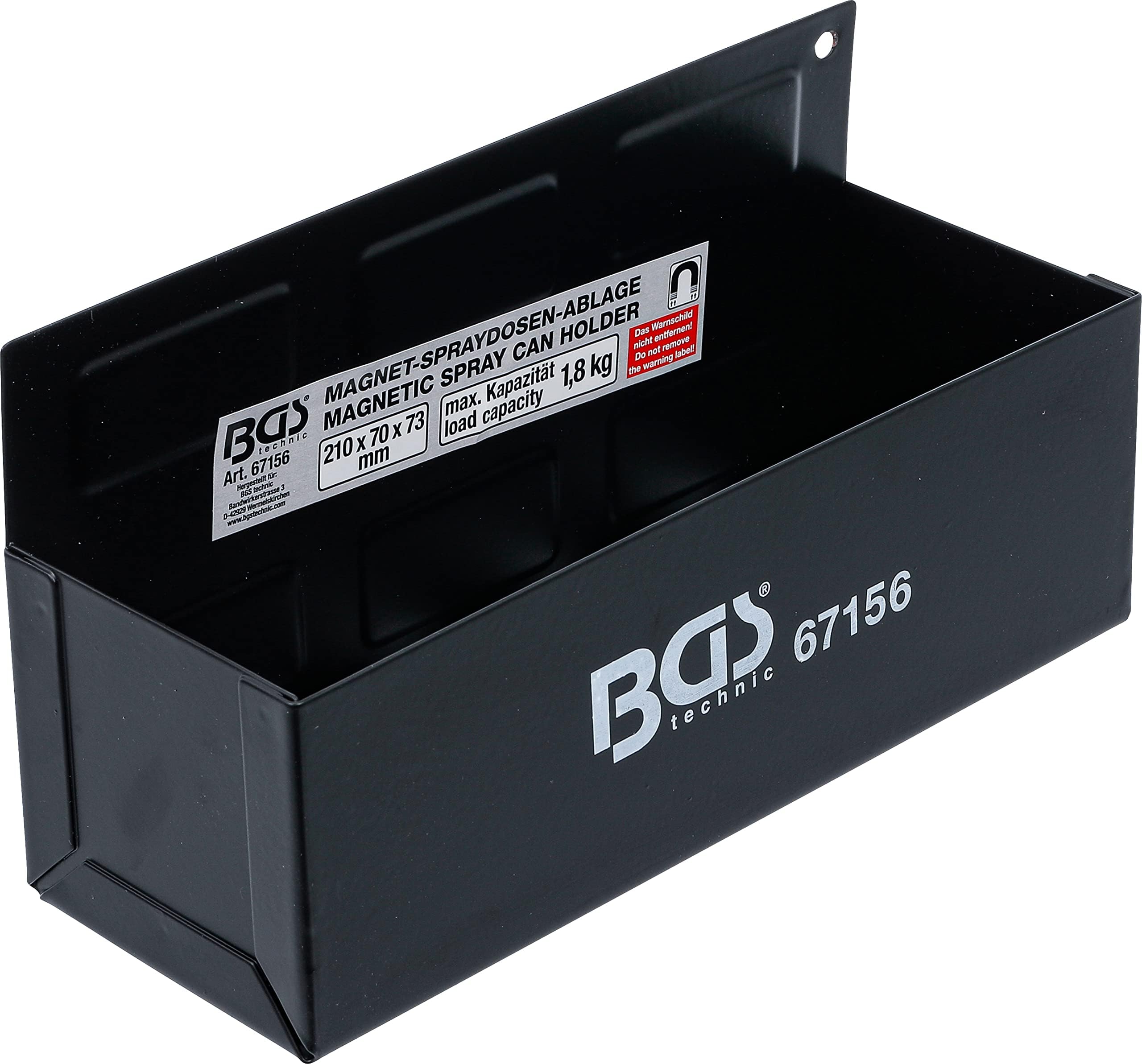 BGS 67156 | Magnetic Can Storage Tray | 210 mm