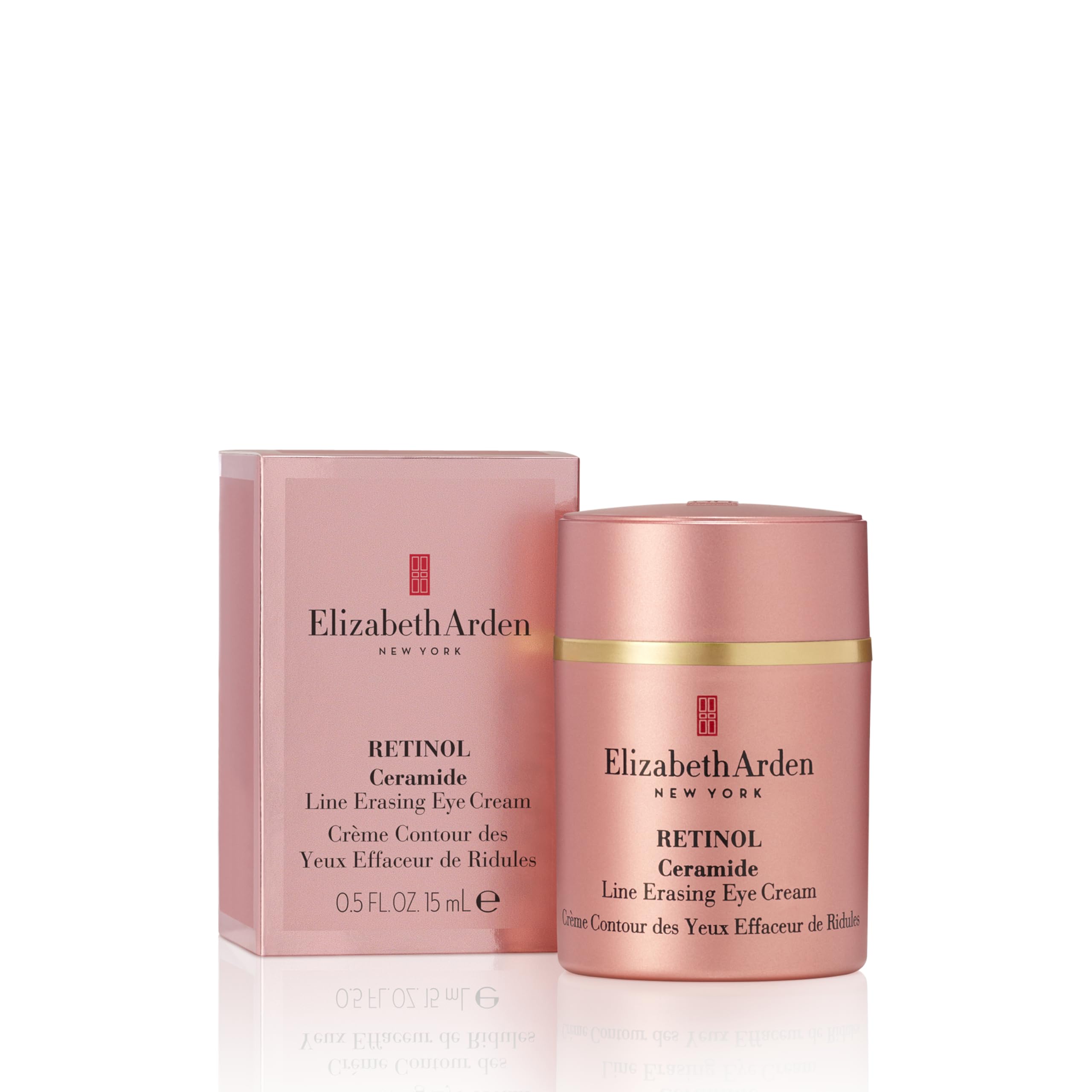 Elizabeth Arden, Retinol Ceramide, Crème Contour des Yeux, Skincare Effaceur de Ridules, Crème Anti-Rides Femme, Soin Anti Âge avec Rétinol et Céramides Boosters d'Hydratation