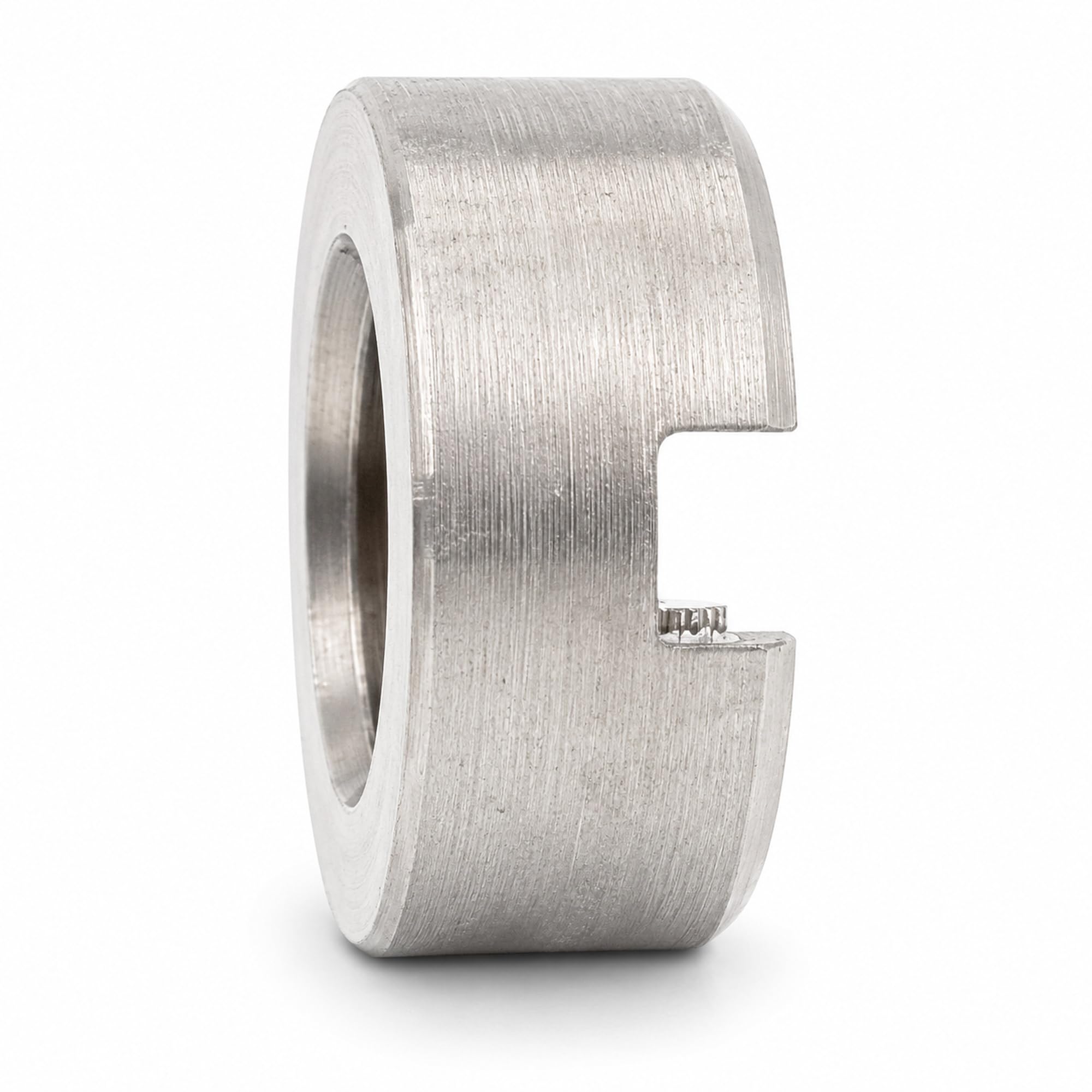 Tuercas ranuradas M8 de acero inoxidable A4 V4A DIN 546, resistentes a la corrosión, tuercas redondas con tuercas roscadas ranuradas, 50 unidades