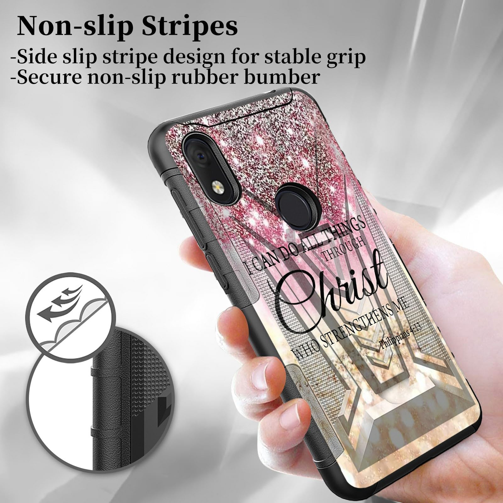 Amazon.com: For Jitterbug Smart 3 case/ Lively Smart (2021) phone Case with Screen Protector,Heavy Duty Rugged kickstand Cell Phone Cover for Jitterbug Lively Smart3 (5007S)-I can do all things through christ : Amazon.com: For Jitterbug Smart 3 case/ Lively Smart (2021) phone Case with Screen Protector,Heavy Duty Rugged kickstand Cell Phone Cover for Jitterbug Lively Smart3 (5007S)-I can do all things through christ :