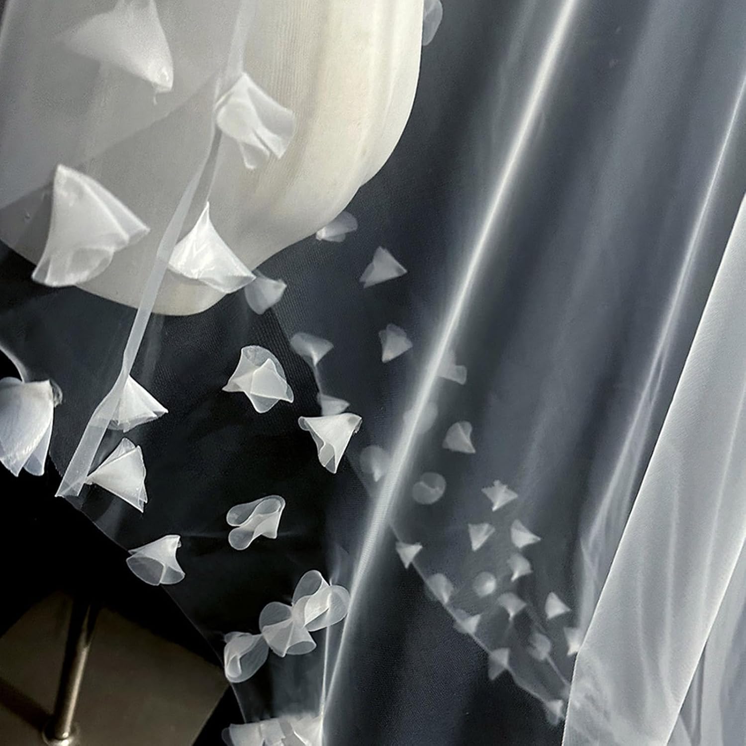 Stage Veils Transparents Exquisites Veil Multifunctional Veils for Matrimony Event Bridal Accessories