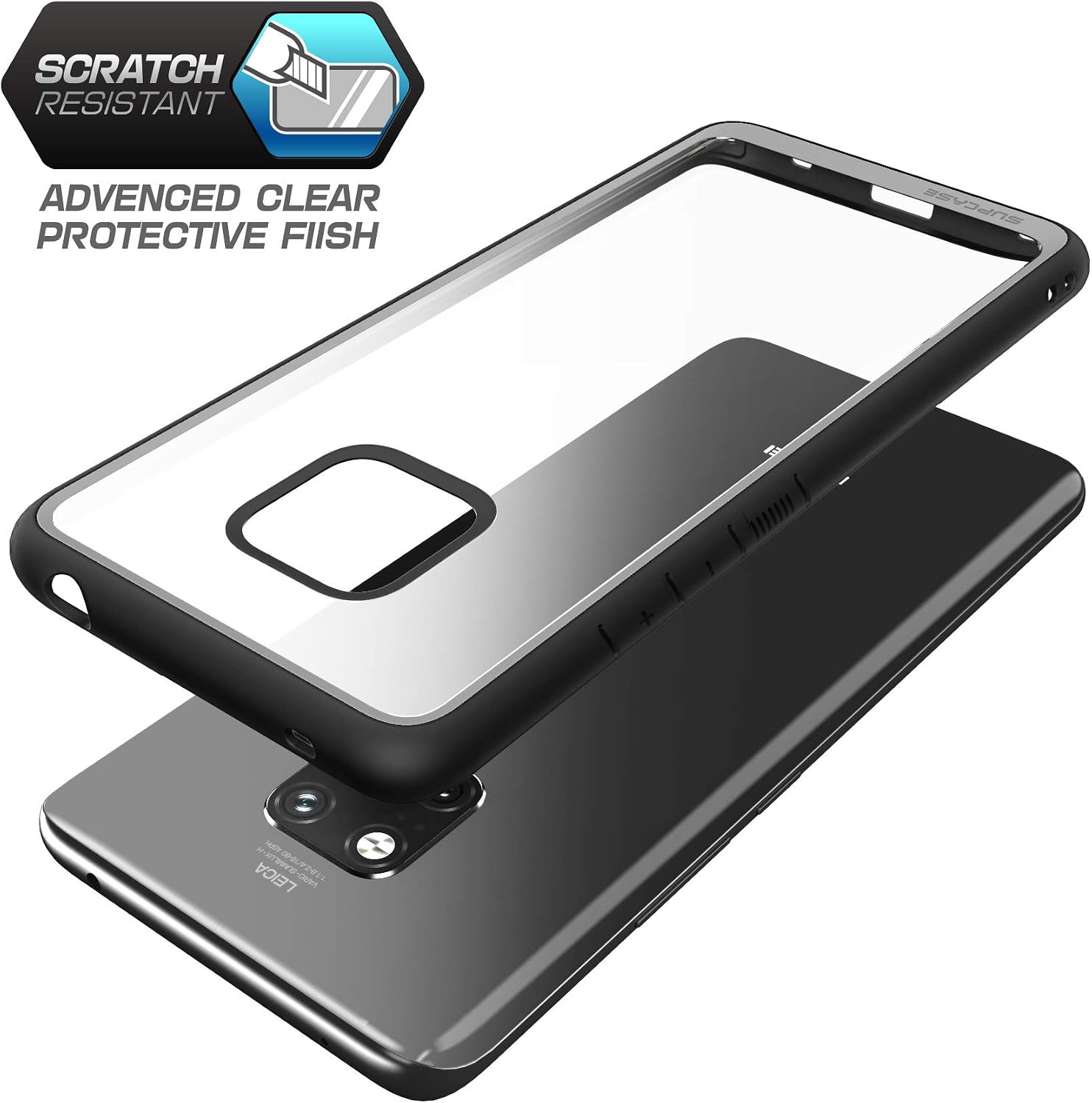 SUPCASE Unicorn Beetle Style Series Clear Protective TPU Bumper PC Premium Hybrid Case for Huawei Mate 20 Pro (2018 Release)