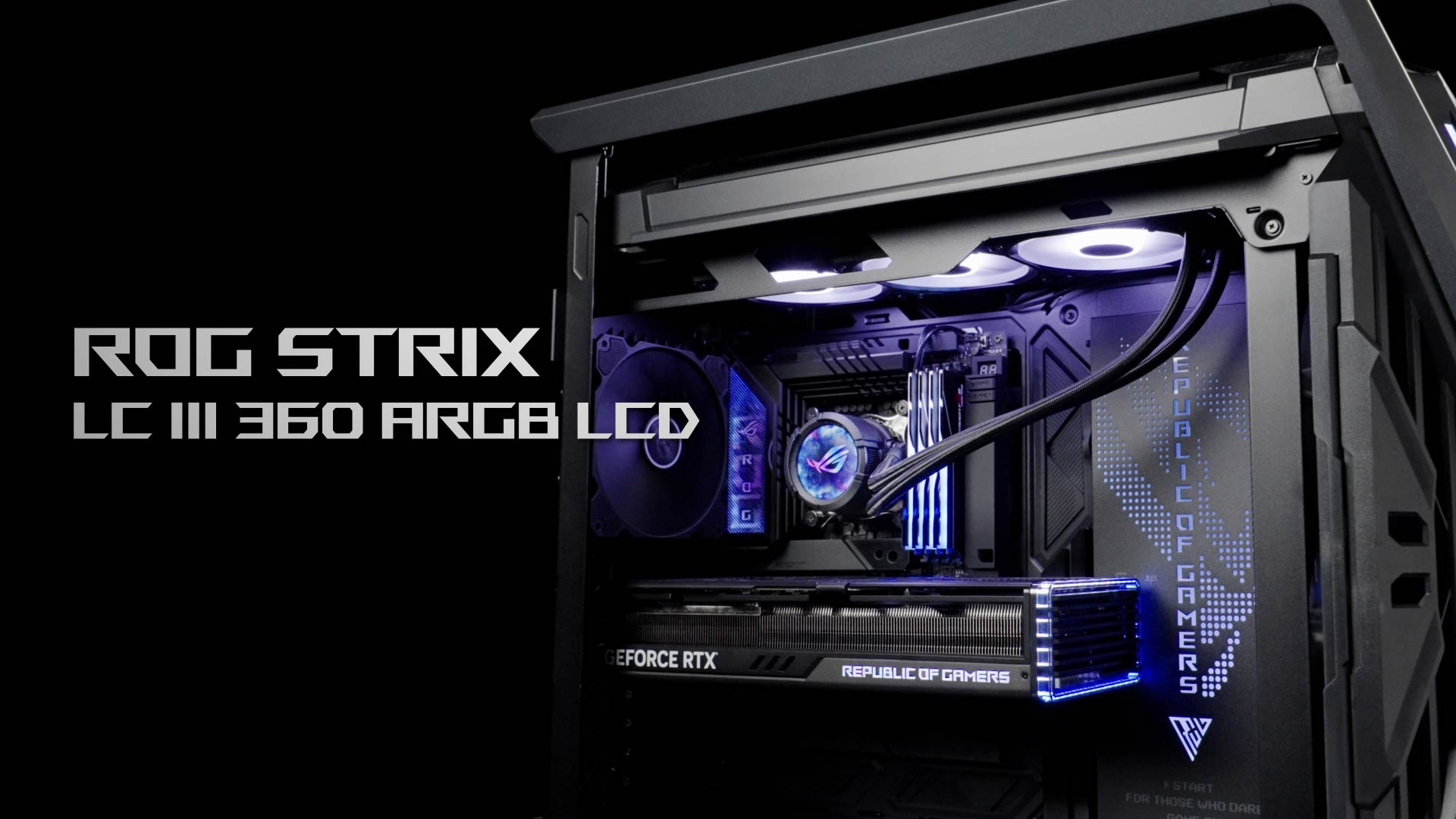 ASUS ROG Strix LC III 360 ARGB LCD All-in-one CPU Liquid