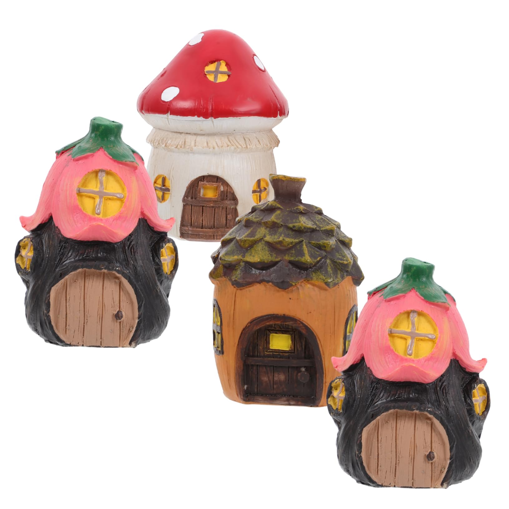 Accessoires de jardin féérique miniature pour égayer un pot de fleurs vide