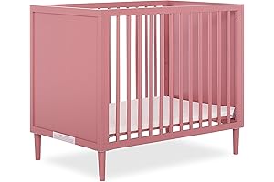 Lucas Mini Pink Crib: Adorning Your Nursery with Sophisticated Charm