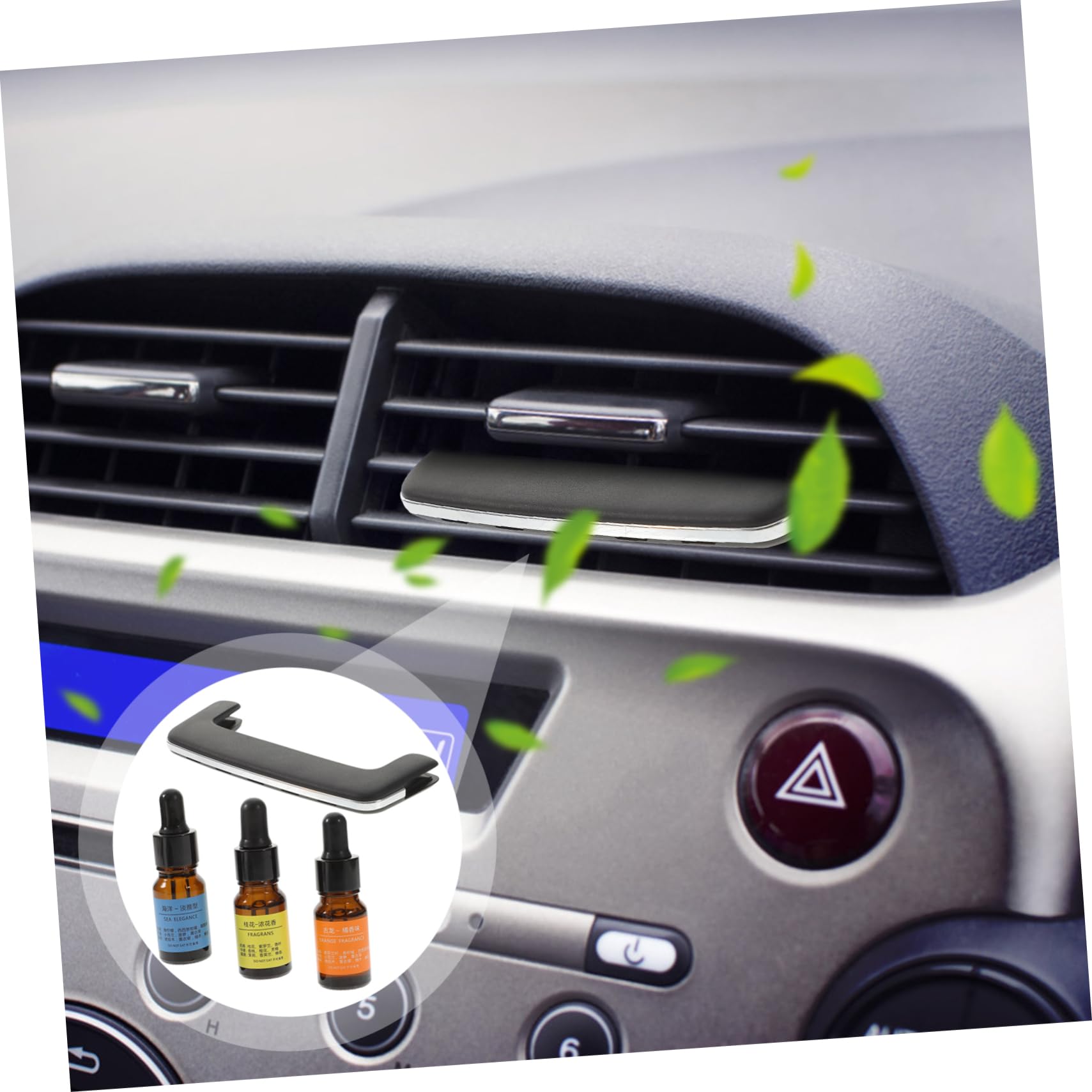 Diffusore Auto Magnetico in Lega di Alluminio, Argento
