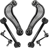 Vista 312 de Detroit Axle - Kit de suspensión delantera RWD para Chrysler 300 Dodge Challenger Charger Magnum, brazos de control superior con barras