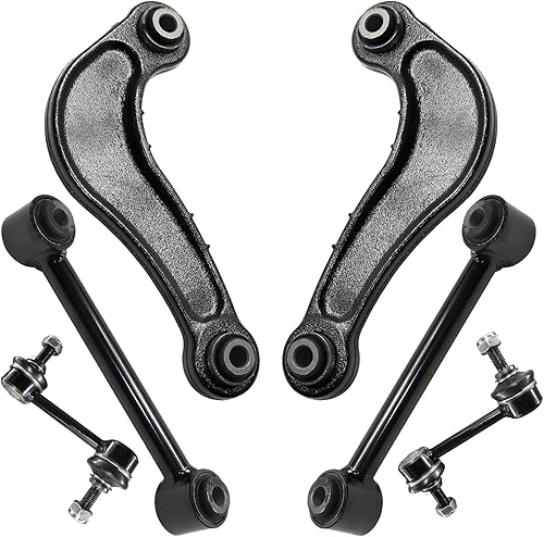 Miniatura 316 de Detroit Axle - Kit de brazos de control AWD para cargador Chrysler 300 Dodge Challenger Magnum, 2 brazos de control superiores delanteros con rótula