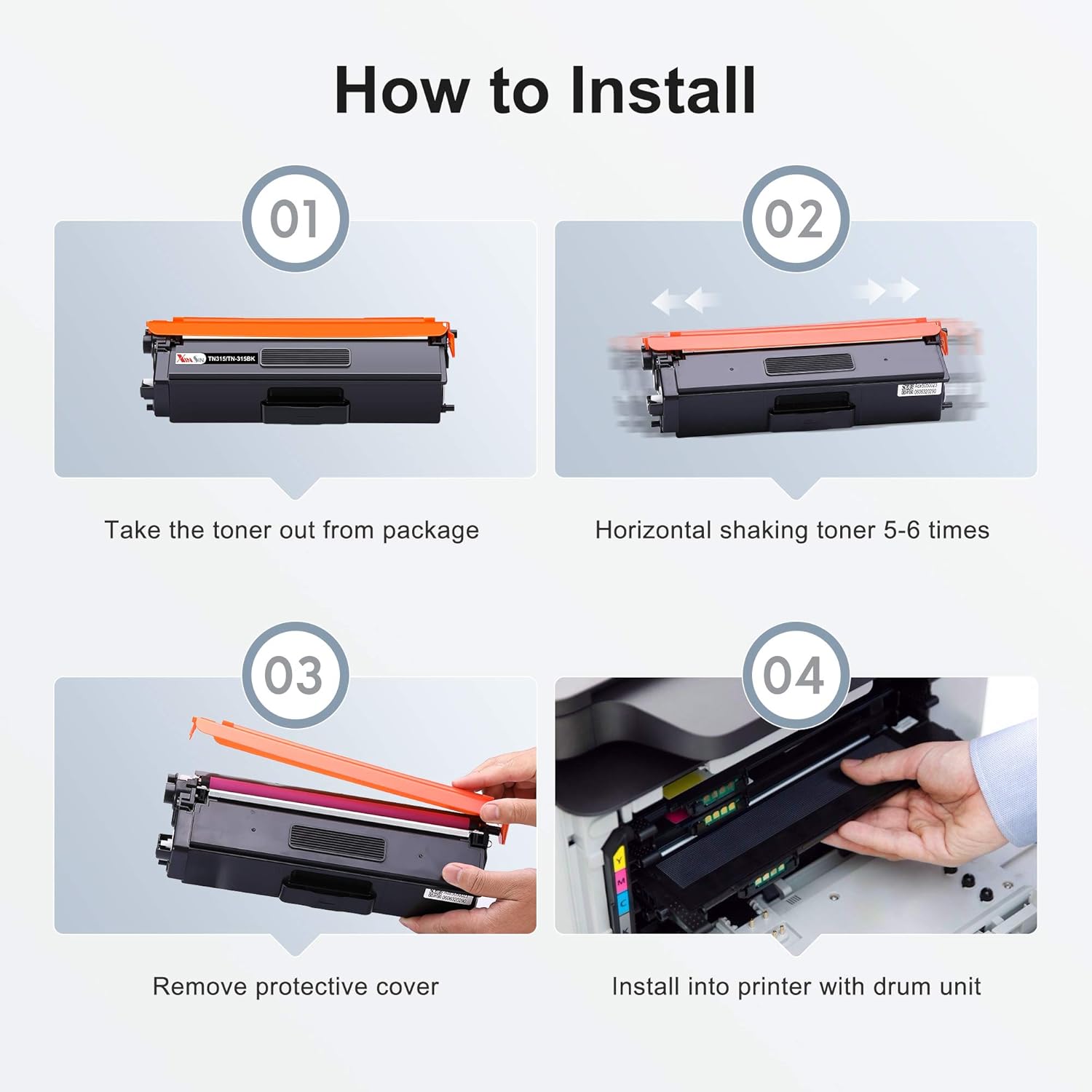 Best Deal 🛒 XINSIN Compatible Toner Cartridges Replacement for Brother TN315 TN310 TN-315 TN-310 TN336 use with HL-l8350CDW HL-4150CDN MFC-9460CDN HL-l8250CDN HL-4570CDW MFC-l8650CDW MFC-l8850CDW Printer, 4-Pack Exclusive Discount 60% Price XINSIN Compatible Toner Cartridges Replacement for Brother TN315 TN310 TN-315 TN-310 TN336 use with HL-l8350CDW HL-4150CDN MFC-9460CDN HL-l8250CDN HL-4570CDW MFC-l8650CDW MFC-l8850CDW Printer, 4-Pack