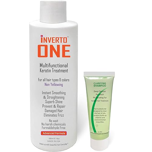 INVERTO ONE - Tratamiento capilar de queratina sin formaldehído tratamiento de queratina Brasilera INVERTO ONE complejo brasileño de queratina para